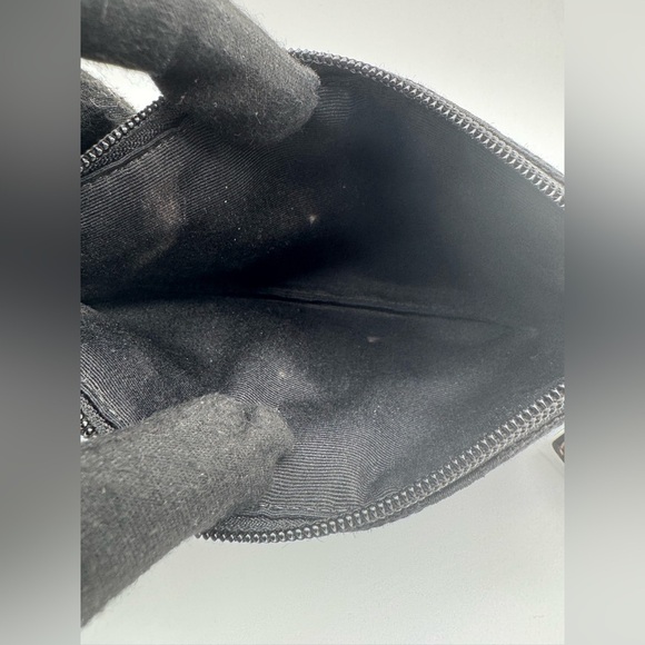 Coach Black SOHO Wristlet with Silver Accents | Very Good Condition - Picture 13 of 14